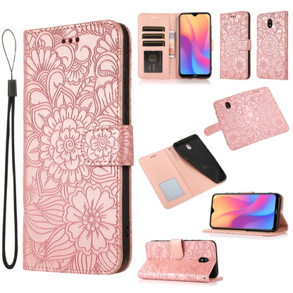 Skin Feel Embossed Sunflower Horizontal Flip Leather Case with Holder & Card Slots & Wallet & Lanyard, For Xiaomi Redmi Note 9 Pro, For Xiaomi Mi CC9, For Xiaomi Redmi 8A, For Xiaomi Redmi Note 7