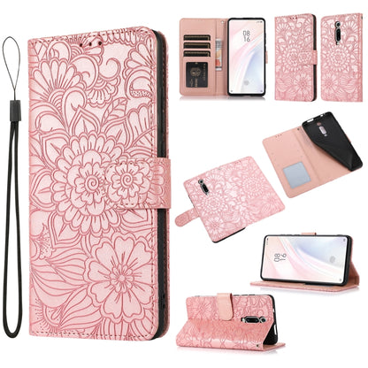 Skin Feel Embossed Sunflower Horizontal Flip Leather Case with Holder & Card Slots & Wallet & Lanyard, For Xiaomi Redmi K20, For Xiaomi Redmi 8, For Xiaomi Redmi 7A