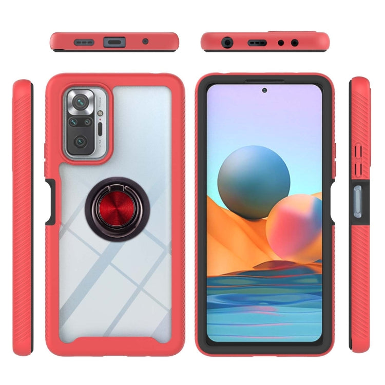 Starry Sky Solid Color Series Shockproof PC + TPU Protective Case with Ring Holder & Magnetic Function, For Xiaomi Redmi Note 10 Pro / Redmi Note 10 Pro Max, For Xiaomi Redmi Note 9 5G / Redmi Note 9T 5G, For OPPO A53                                   ...