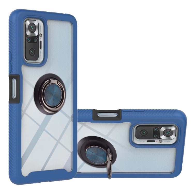 Starry Sky Solid Color Series Shockproof PC + TPU Protective Case with Ring Holder & Magnetic Function, For Xiaomi Redmi Note 10 Pro / Redmi Note 10 Pro Max, For Xiaomi Redmi Note 9 5G / Redmi Note 9T 5G, For OPPO A53                                   ...