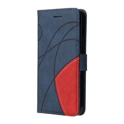 Dual-color Splicing Horizontal Flip PU Leather Case with Holder & Card Slots & Wallet, For Xiaomi Mi 11 Lite