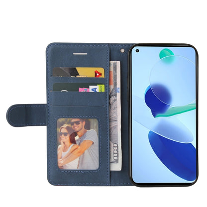 Dual-color Splicing Horizontal Flip PU Leather Case with Holder & Card Slots & Wallet, For Xiaomi Mi 11 Lite