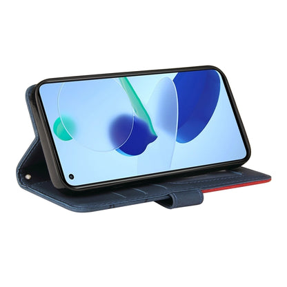 Dual-color Splicing Horizontal Flip PU Leather Case with Holder & Card Slots & Wallet, For Xiaomi Mi 11 Lite