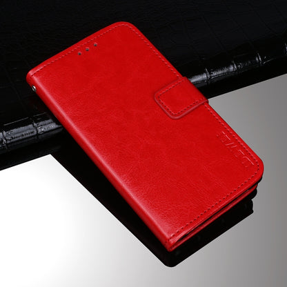 idewei Crazy Horse Texture Horizontal Flip Leather Case with Holder & Card Slots & Wallet, For ZTE Blade A51, For ZTE Blade A71