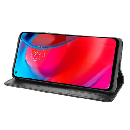Magnetic Buckle Retro Crazy Horse Texture Horizontal Flip Leather Case with Holder & Card Slots & Photo Frame, For Motorola Moto G Stylus 5G 2021, For OPPO Reno6 5G, For OPPO Reno6 Pro 5G, For OPPO Reno6 Pro+ 5G, For vivo X60 Pro / X60 5G Curved Surfac...