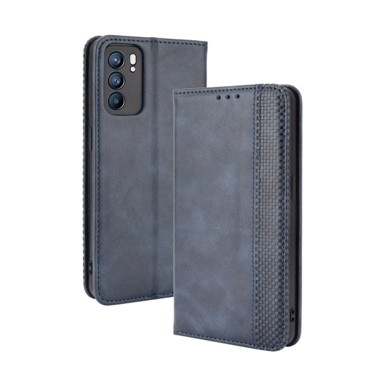 Magnetic Buckle Retro Crazy Horse Texture Horizontal Flip Leather Case with Holder & Card Slots & Photo Frame, For Motorola Moto G Stylus 5G 2021, For OPPO Reno6 5G, For OPPO Reno6 Pro 5G, For OPPO Reno6 Pro+ 5G, For vivo X60 Pro / X60 5G Curved Surfac...