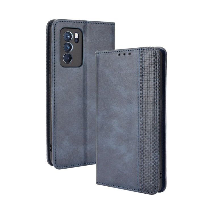 Magnetic Buckle Retro Crazy Horse Texture Horizontal Flip Leather Case with Holder & Card Slots & Photo Frame, For Motorola Moto G Stylus 5G 2021, For OPPO Reno6 5G, For OPPO Reno6 Pro 5G, For OPPO Reno6 Pro+ 5G, For vivo X60 Pro / X60 5G Curved Surfac...