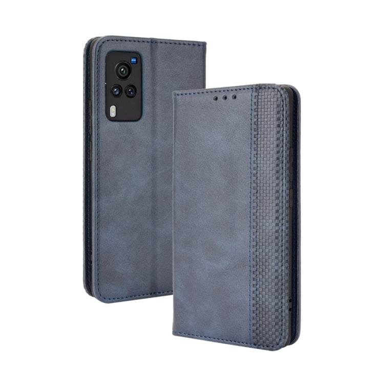 Magnetic Buckle Retro Crazy Horse Texture Horizontal Flip Leather Case with Holder & Card Slots & Photo Frame, For Motorola Moto G Stylus 5G 2021, For OPPO Reno6 5G, For OPPO Reno6 Pro 5G, For OPPO Reno6 Pro+ 5G, For vivo X60 Pro / X60 5G Curved Surfac...