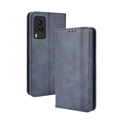 Magnetic Buckle Retro Crazy Horse Texture Horizontal Flip Leather Case with Holder & Card Slots & Photo Frame, For Motorola Moto G Stylus 5G 2021, For OPPO Reno6 5G, For OPPO Reno6 Pro 5G, For OPPO Reno6 Pro+ 5G, For vivo X60 Pro / X60 5G Curved Surfac...