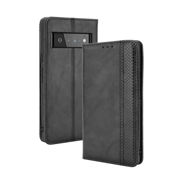 Magnetic Buckle Retro Crazy Horse Texture Horizontal Flip Leather Case with Holder & Card Slots & Photo Frame, For Fujitsu Arrows Be4 Plus / F-41B, For Google Pixel 6 Pro, For Google Pixel 6, For Xiaomi Redmi Note 10 Pro 5G / Poco X3 GT, For Blackview ...