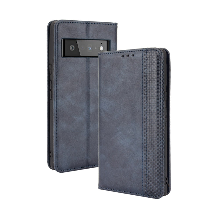 Magnetic Buckle Retro Crazy Horse Texture Horizontal Flip Leather Case with Holder & Card Slots & Photo Frame, For Fujitsu Arrows Be4 Plus / F-41B, For Google Pixel 6 Pro, For Google Pixel 6, For Xiaomi Redmi Note 10 Pro 5G / Poco X3 GT, For Blackview ...