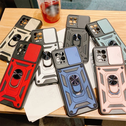 Sliding Camera Cover Design TPU+PC Protective Case, For Motorola Moto G100