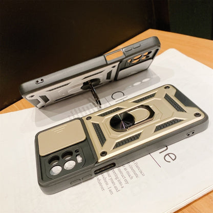 Sliding Camera Cover Design TPU+PC Protective Case, For Motorola Moto G100