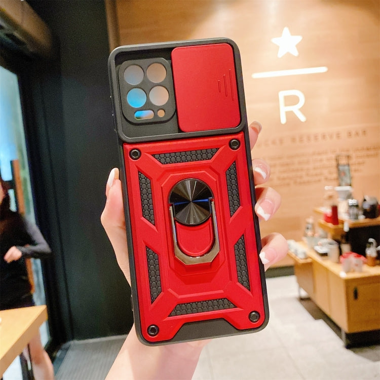 Sliding Camera Cover Design TPU+PC Protective Case, For Motorola Moto G100