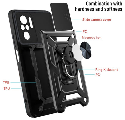 Sliding Camera Cover Design TPU+PC Protective Case, For Xiaomi Poco X3, For Xiaomi Redmi Note 10, For Samsung Galaxy Note20 Ultra 5G