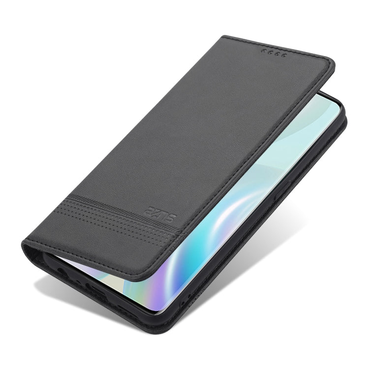 AZNS Magnetic Calf Texture Horizontal Flip Leather Case with Card Slots & Holder & Wallet, For OnePlus Nord CE 5G