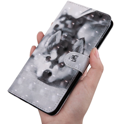 3D Painting Pattern Coloured Drawing Horizontal Flip TPU + PU Leather Case with Holder & Card Slots & Wallet, For OnePlus 7T, For Xiaomi Redmi 8