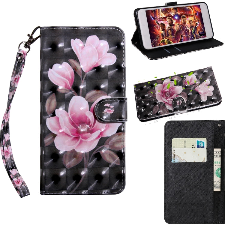 3D Painting Pattern Coloured Drawing Horizontal Flip TPU + PU Leather Case with Holder & Card Slots & Wallet, For OnePlus 7T, For Xiaomi Redmi 8