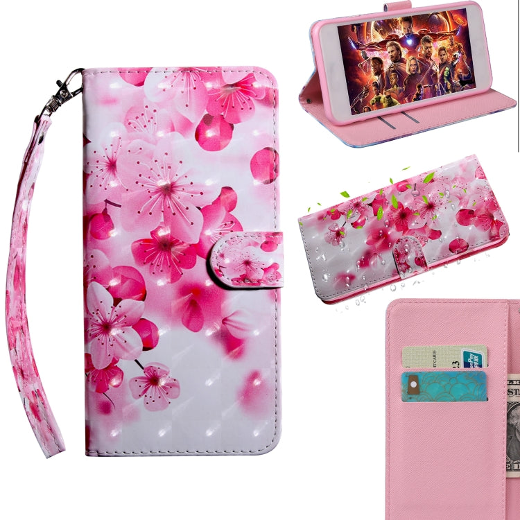 3D Painting Pattern Coloured Drawing Horizontal Flip TPU + PU Leather Case with Holder & Card Slots & Wallet, For OnePlus 7T, For Xiaomi Redmi 8
