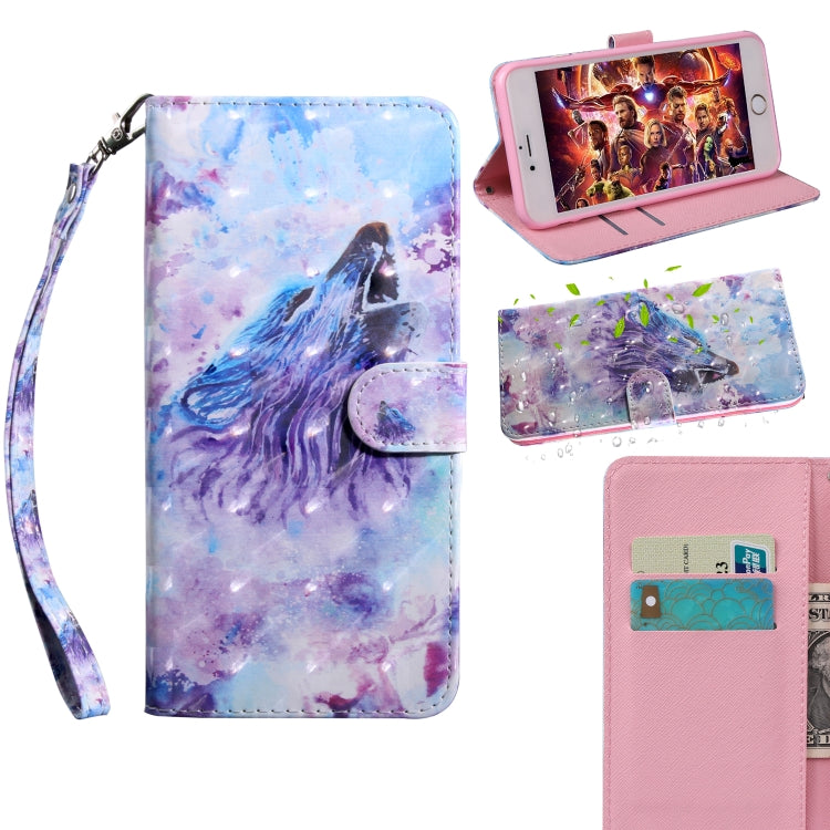 3D Painting Pattern Coloured Drawing Horizontal Flip TPU + PU Leather Case with Holder & Card Slots & Wallet, For Xiaomi Redmi 8A, For Xiaomi Mi 9 Pro