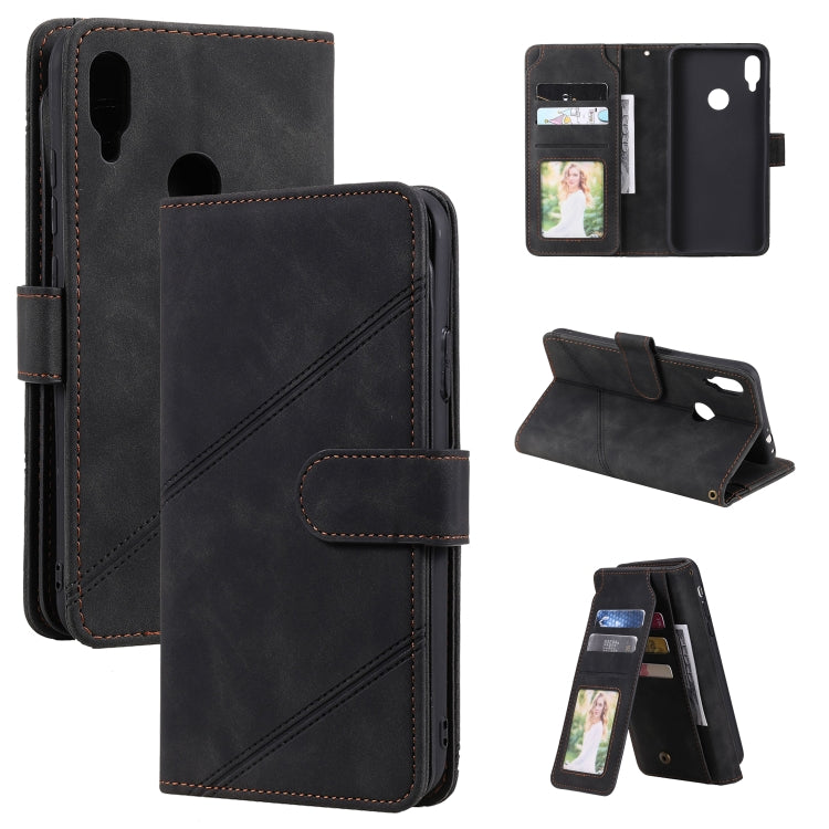 Skin Feel Business Horizontal Flip PU Leather Case with Holder & Multi-Card Slots & Wallet & Lanyard & Photo Frame, For Xiaomi Redmi Note 7, For Xiaomi Redmi Note 8, For Xiaomi Redmi 9A, For Xiaomi Redmi Note 8T