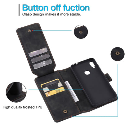 Skin Feel Business Horizontal Flip PU Leather Case with Holder & Multi-Card Slots & Wallet & Lanyard & Photo Frame, For Xiaomi Redmi Note 7, For Xiaomi Redmi Note 8, For Xiaomi Redmi 9A, For Xiaomi Redmi Note 8T