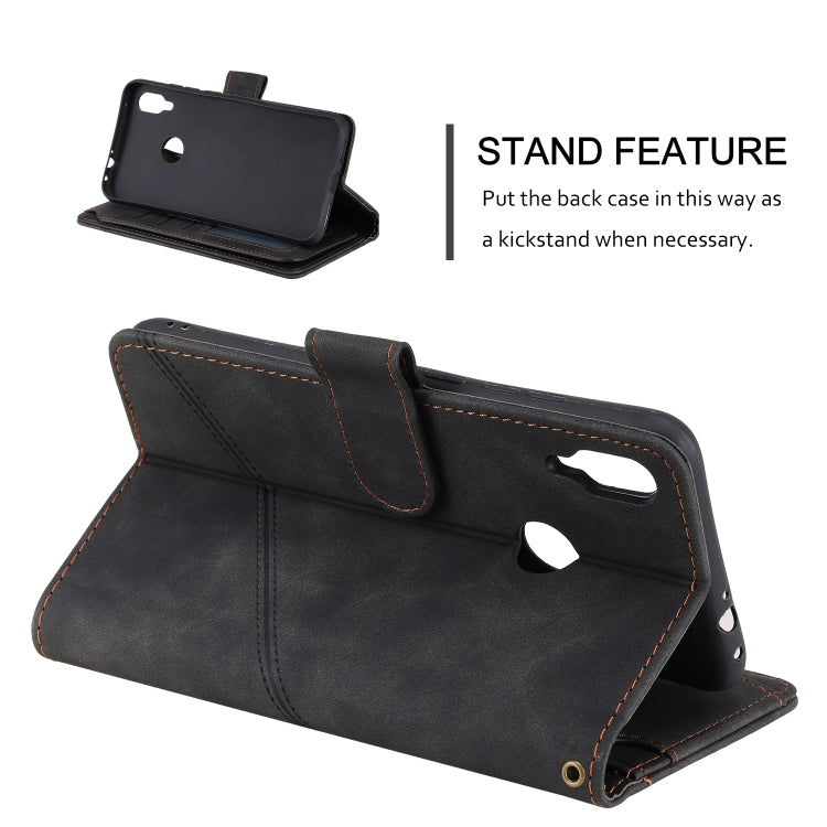 Skin Feel Business Horizontal Flip PU Leather Case with Holder & Multi-Card Slots & Wallet & Lanyard & Photo Frame, For Xiaomi Redmi Note 7, For Xiaomi Redmi Note 8, For Xiaomi Redmi 9A, For Xiaomi Redmi Note 8T