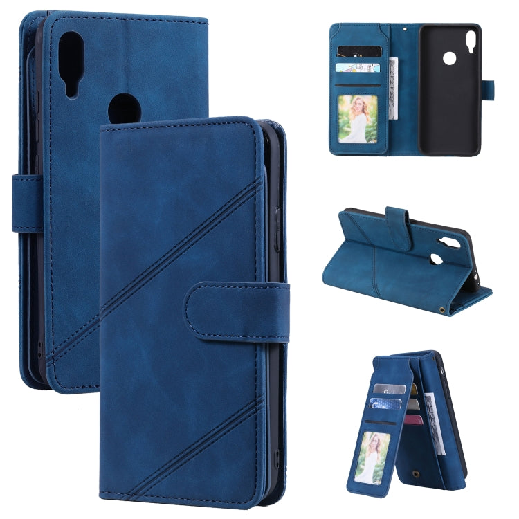 Skin Feel Business Horizontal Flip PU Leather Case with Holder & Multi-Card Slots & Wallet & Lanyard & Photo Frame, For Xiaomi Redmi Note 7, For Xiaomi Redmi Note 8, For Xiaomi Redmi 9A, For Xiaomi Redmi Note 8T