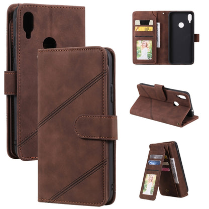 Skin Feel Business Horizontal Flip PU Leather Case with Holder & Multi-Card Slots & Wallet & Lanyard & Photo Frame, For Xiaomi Redmi Note 7, For Xiaomi Redmi Note 8, For Xiaomi Redmi 9A, For Xiaomi Redmi Note 8T
