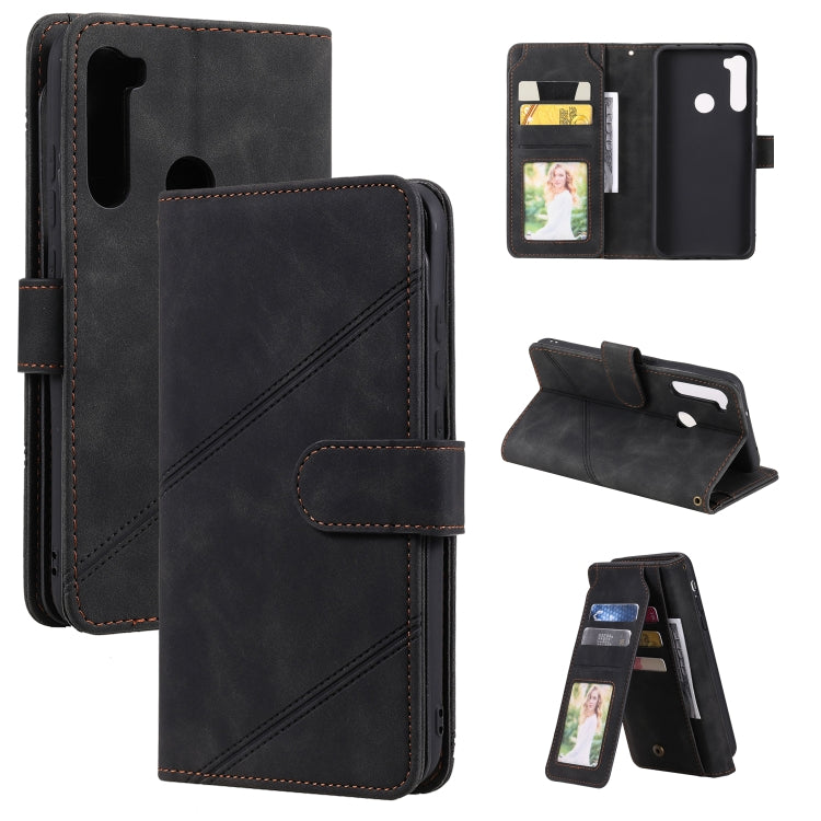 Skin Feel Business Horizontal Flip PU Leather Case with Holder & Multi-Card Slots & Wallet & Lanyard & Photo Frame, For Xiaomi Redmi Note 7, For Xiaomi Redmi Note 8, For Xiaomi Redmi 9A, For Xiaomi Redmi Note 8T