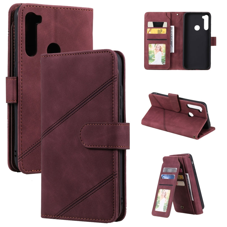 Skin Feel Business Horizontal Flip PU Leather Case with Holder & Multi-Card Slots & Wallet & Lanyard & Photo Frame, For Xiaomi Redmi Note 7, For Xiaomi Redmi Note 8, For Xiaomi Redmi 9A, For Xiaomi Redmi Note 8T
