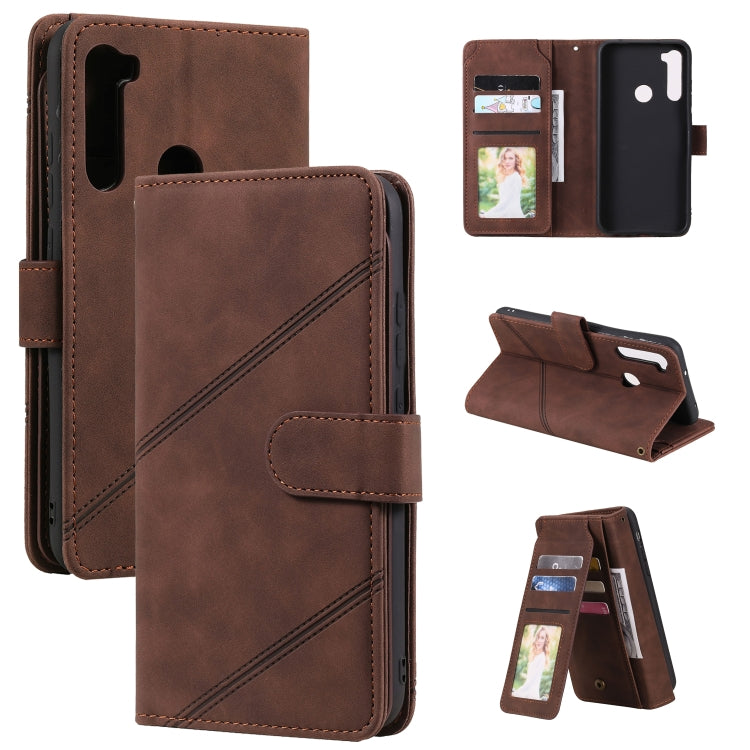 Skin Feel Business Horizontal Flip PU Leather Case with Holder & Multi-Card Slots & Wallet & Lanyard & Photo Frame, For Xiaomi Redmi Note 7, For Xiaomi Redmi Note 8, For Xiaomi Redmi 9A, For Xiaomi Redmi Note 8T