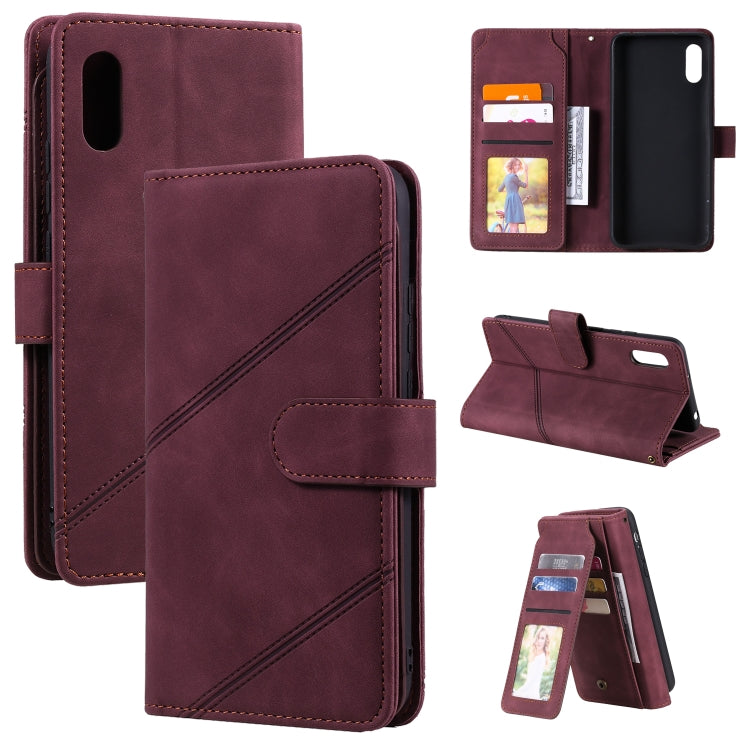 Skin Feel Business Horizontal Flip PU Leather Case with Holder & Multi-Card Slots & Wallet & Lanyard & Photo Frame, For Xiaomi Redmi Note 7, For Xiaomi Redmi Note 8, For Xiaomi Redmi 9A, For Xiaomi Redmi Note 8T