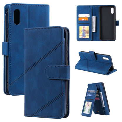 Skin Feel Business Horizontal Flip PU Leather Case with Holder & Multi-Card Slots & Wallet & Lanyard & Photo Frame, For Xiaomi Redmi Note 7, For Xiaomi Redmi Note 8, For Xiaomi Redmi 9A, For Xiaomi Redmi Note 8T