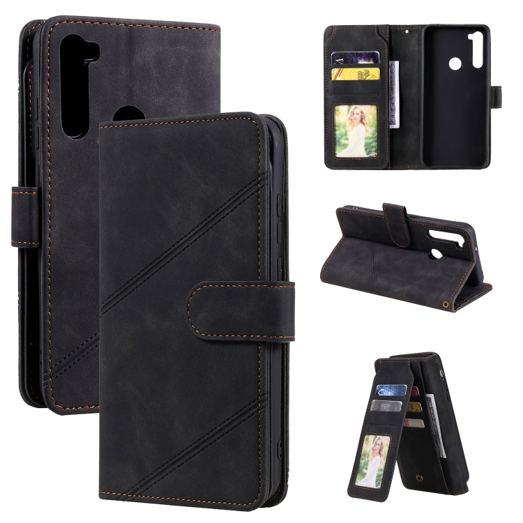 Skin Feel Business Horizontal Flip PU Leather Case with Holder & Multi-Card Slots & Wallet & Lanyard & Photo Frame, For Xiaomi Redmi Note 7, For Xiaomi Redmi Note 8, For Xiaomi Redmi 9A, For Xiaomi Redmi Note 8T