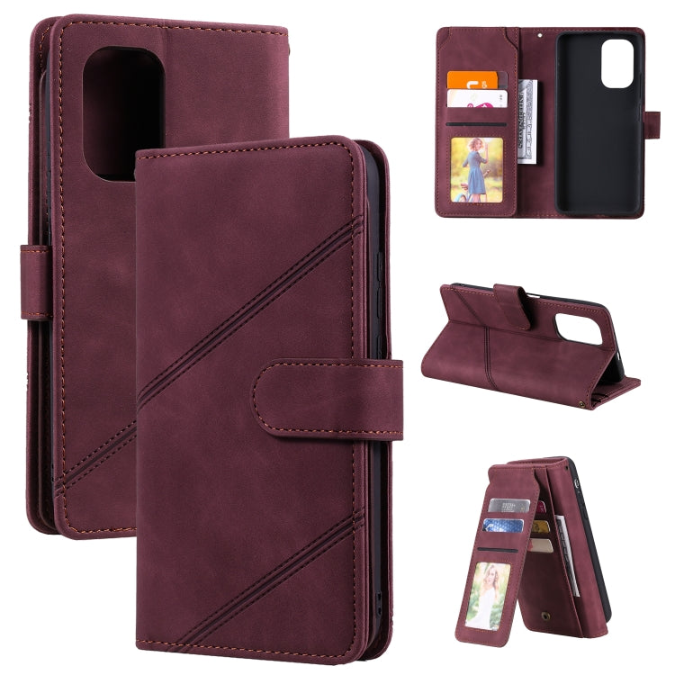 Skin Feel Business Horizontal Flip PU Leather Case with Holder & Multi-Card Slots & Wallet & Lanyard & Photo Frame, For Xiaomi Redmi 9C, For Xiaomi Redmi K40 / K40 Pro, For Xiaomi Redmi Note 9 Pro/Note 9S, For Xiaomi Redmi Note 10 Pro