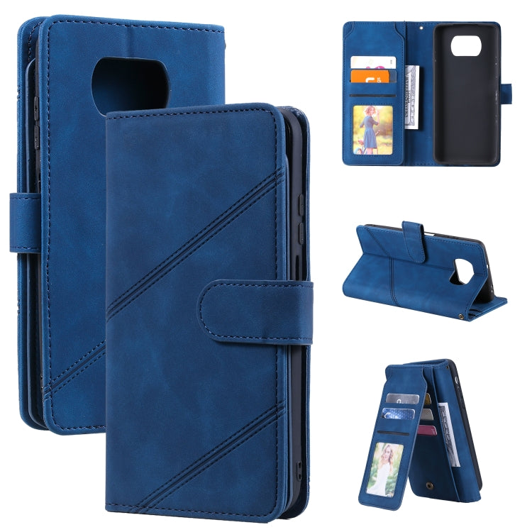 Skin Feel Business Horizontal Flip PU Leather Case with Holder & Multi-Card Slots & Wallet & Lanyard & Photo Frame, For Xiaomi Mi 10T Lite 5G, For Xiaomi Poco X3 NFC, For Xiaomi Redmi 8, For Xiaomi Redmi 8A