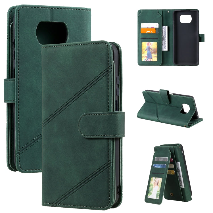 Skin Feel Business Horizontal Flip PU Leather Case with Holder & Multi-Card Slots & Wallet & Lanyard & Photo Frame, For Xiaomi Mi 10T Lite 5G, For Xiaomi Poco X3 NFC, For Xiaomi Redmi 8, For Xiaomi Redmi 8A