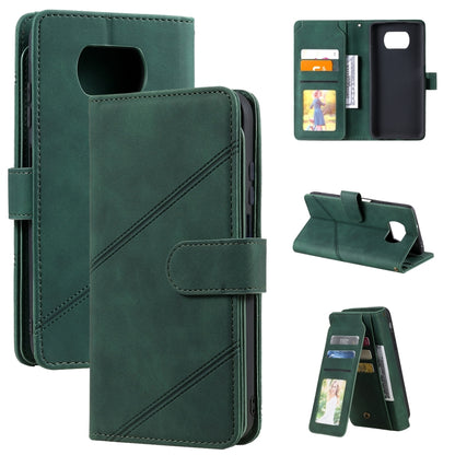 Skin Feel Business Horizontal Flip PU Leather Case with Holder & Multi-Card Slots & Wallet & Lanyard & Photo Frame, For Xiaomi Mi 10T Lite 5G, For Xiaomi Poco X3 NFC, For Xiaomi Redmi 8, For Xiaomi Redmi 8A