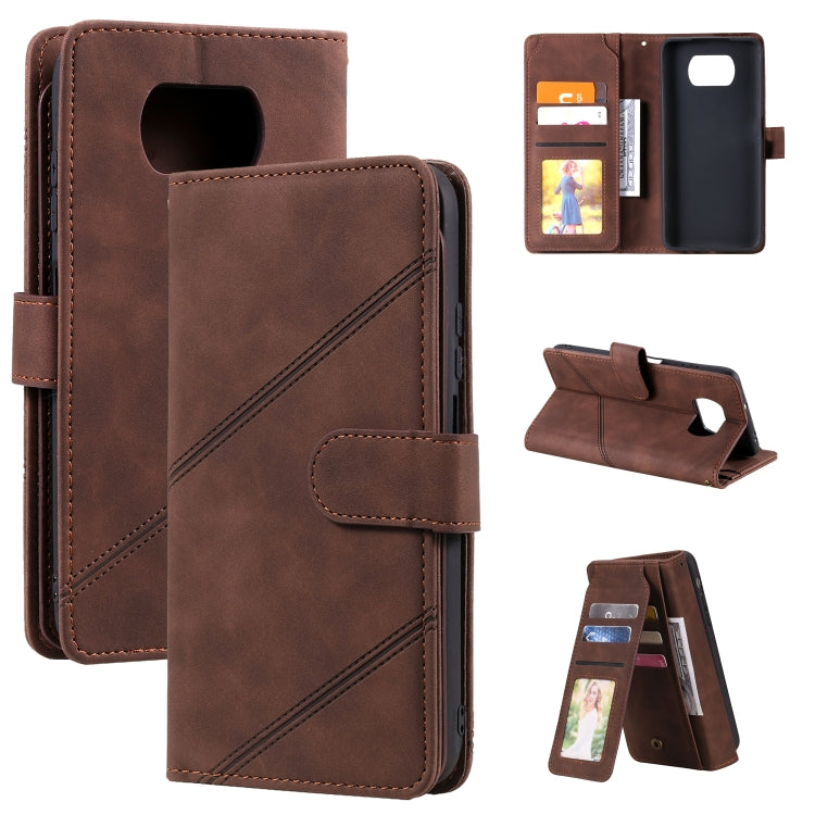Skin Feel Business Horizontal Flip PU Leather Case with Holder & Multi-Card Slots & Wallet & Lanyard & Photo Frame, For Xiaomi Mi 10T Lite 5G, For Xiaomi Poco X3 NFC, For Xiaomi Redmi 8, For Xiaomi Redmi 8A