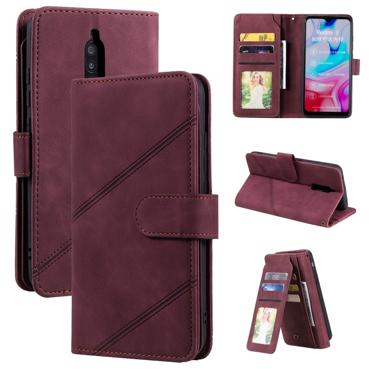 Skin Feel Business Horizontal Flip PU Leather Case with Holder & Multi-Card Slots & Wallet & Lanyard & Photo Frame, For Xiaomi Mi 10T Lite 5G, For Xiaomi Poco X3 NFC, For Xiaomi Redmi 8, For Xiaomi Redmi 8A