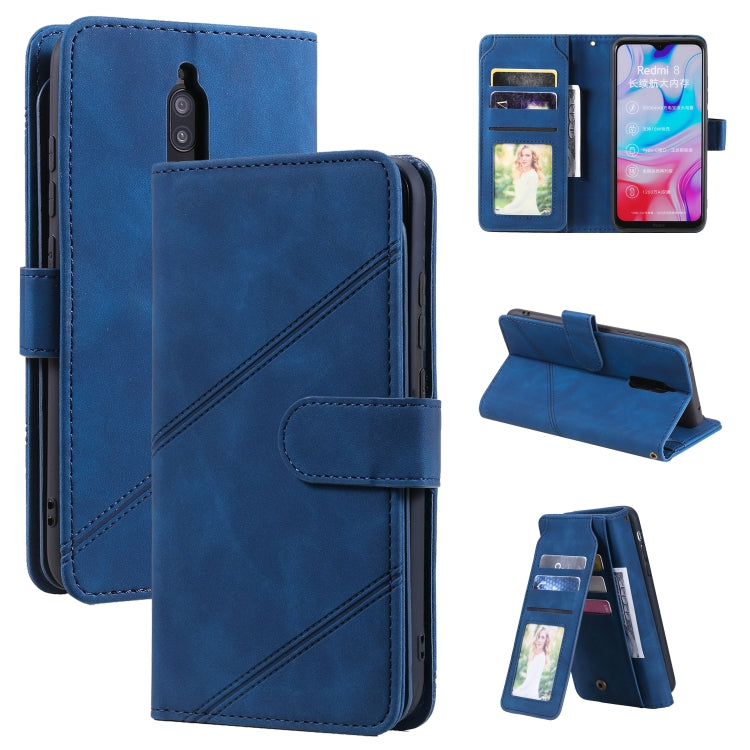 Skin Feel Business Horizontal Flip PU Leather Case with Holder & Multi-Card Slots & Wallet & Lanyard & Photo Frame, For Xiaomi Mi 10T Lite 5G, For Xiaomi Poco X3 NFC, For Xiaomi Redmi 8, For Xiaomi Redmi 8A