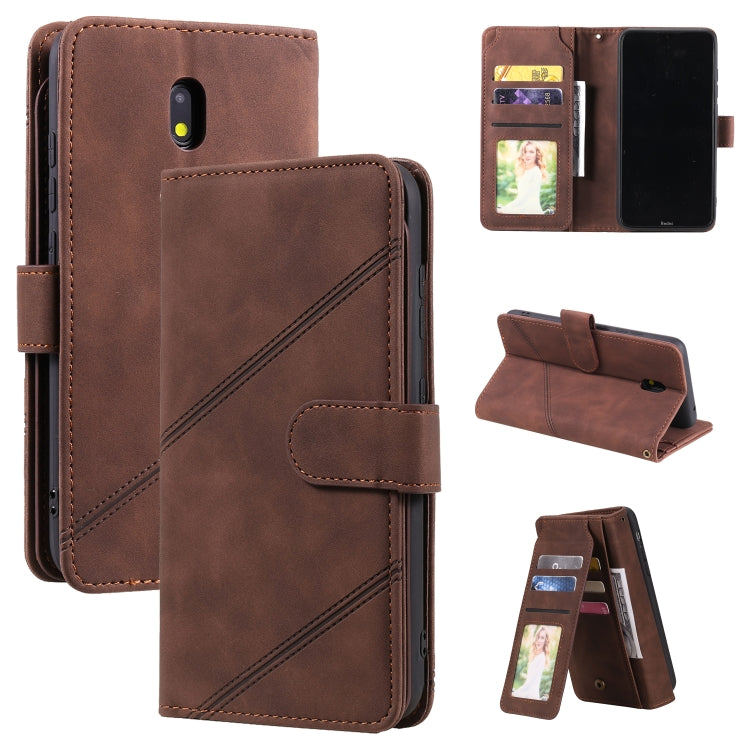 Skin Feel Business Horizontal Flip PU Leather Case with Holder & Multi-Card Slots & Wallet & Lanyard & Photo Frame, For Xiaomi Mi 10T Lite 5G, For Xiaomi Poco X3 NFC, For Xiaomi Redmi 8, For Xiaomi Redmi 8A