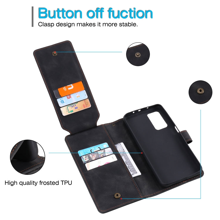 Skin Feel Business Horizontal Flip PU Leather Case with Holder & Multi-Card Slots & Wallet & Lanyard & Photo Frame, For Xiaomi Mi 10T 5G, For Xiaomi Redmi Note 10, For Xiaomi Redmi Note 9 4G / Poco M3, For Xiaomi Redmi 7A