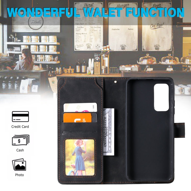 Skin Feel Business Horizontal Flip PU Leather Case with Holder & Multi-Card Slots & Wallet & Lanyard & Photo Frame, For Xiaomi Mi 10T 5G, For Xiaomi Redmi Note 10, For Xiaomi Redmi Note 9 4G / Poco M3, For Xiaomi Redmi 7A