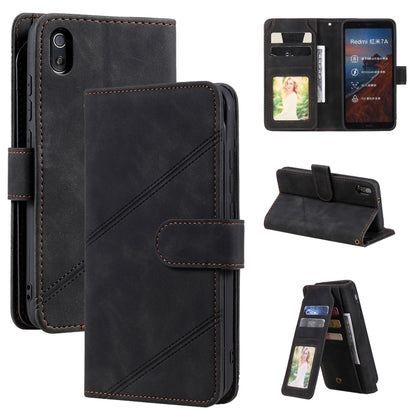 Skin Feel Business Horizontal Flip PU Leather Case with Holder & Multi-Card Slots & Wallet & Lanyard & Photo Frame, For Xiaomi Mi 10T 5G, For Xiaomi Redmi Note 10, For Xiaomi Redmi Note 9 4G / Poco M3, For Xiaomi Redmi 7A