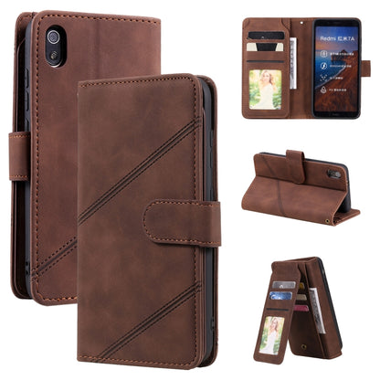 Skin Feel Business Horizontal Flip PU Leather Case with Holder & Multi-Card Slots & Wallet & Lanyard & Photo Frame, For Xiaomi Mi 10T 5G, For Xiaomi Redmi Note 10, For Xiaomi Redmi Note 9 4G / Poco M3, For Xiaomi Redmi 7A