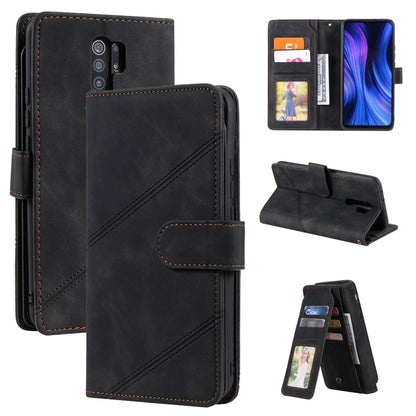 Skin Feel Business Horizontal Flip PU Leather Case with Holder & Multi-Card Slots & Wallet & Lanyard & Photo Frame, For Xiaomi Redmi 9, For Xiaomi Redmi Note 8 Pro