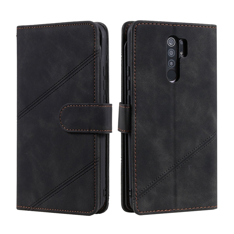 Skin Feel Business Horizontal Flip PU Leather Case with Holder & Multi-Card Slots & Wallet & Lanyard & Photo Frame, For Xiaomi Redmi 9, For Xiaomi Redmi Note 8 Pro