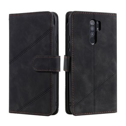 Skin Feel Business Horizontal Flip PU Leather Case with Holder & Multi-Card Slots & Wallet & Lanyard & Photo Frame, For Xiaomi Redmi 9, For Xiaomi Redmi Note 8 Pro